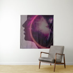 Total solar eclipse August 2026 text personalised Tapestry