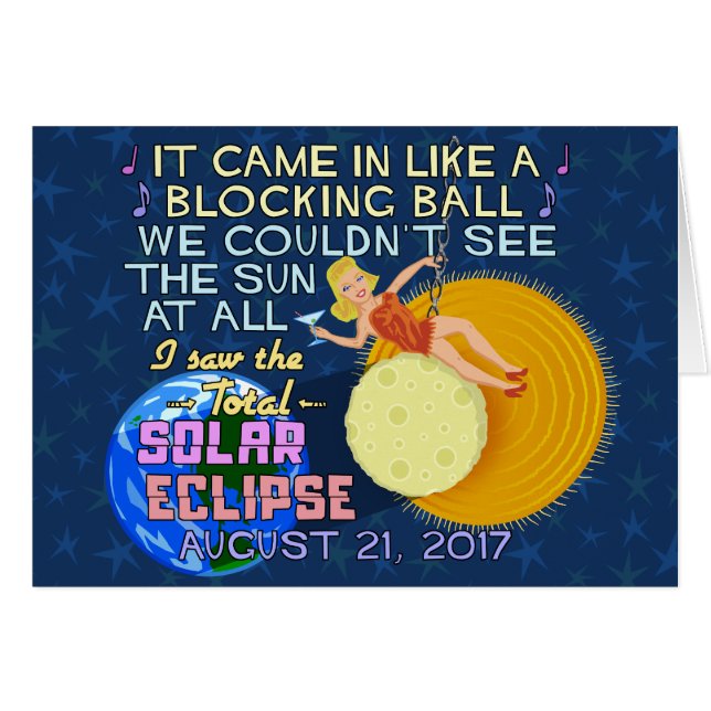 Total Solar Eclipse August 21 2017 American Funny (Front Horizontal)