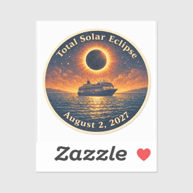 Total Solar Eclipse August 2 2027 cruise ship  (Sheet)