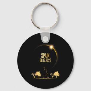 Total Solar Eclipse Bigfoot 08 Illustration Key Ring