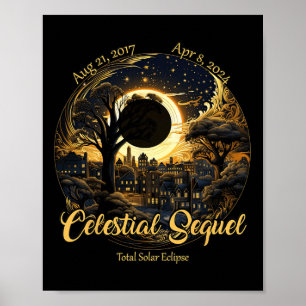 Total Solar Eclipse Celestial Sequel 2017 Totality Poster