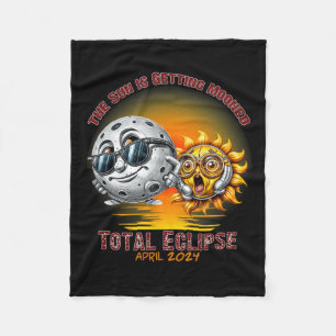 Total Solar Eclipse Chase April 2024 Sun Is Gettin Fleece Blanket