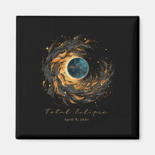 Total Solar Eclipse Chaser Fan Watching Shirt Apri Magnet