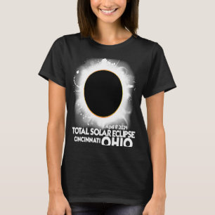 Total Solar Eclipse Cincinnati Ohio April 8 2024 T T-Shirt