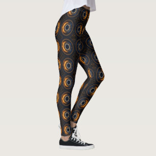 Total Solar Eclipse Custom Boho  Leggings