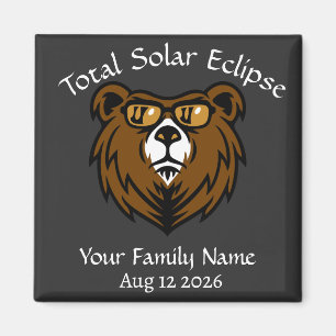 Total Solar Eclipse Custom Magnet