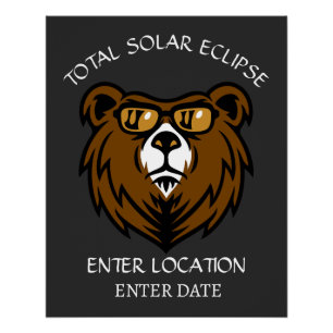 Total Solar Eclipse Custom Poster