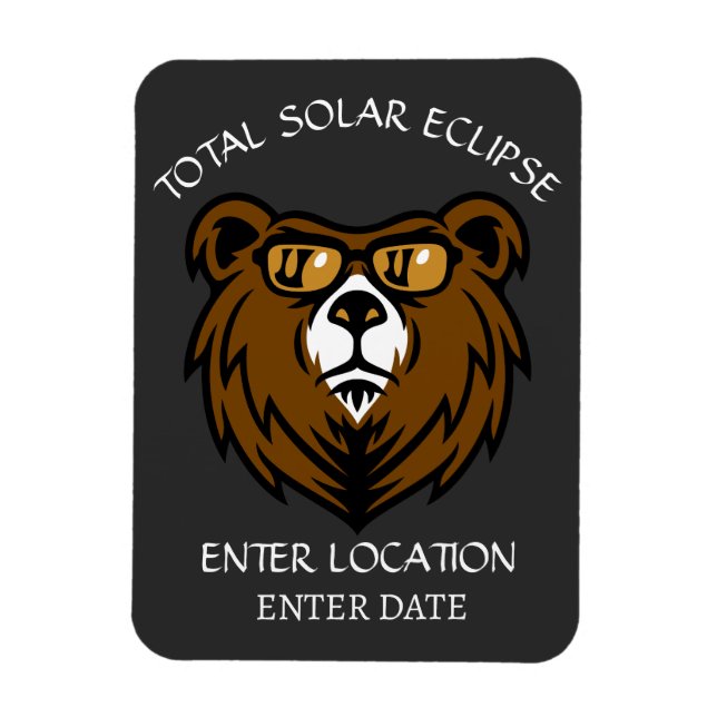 Total Solar Eclipse Custom Spain 2026 Magnet (Vertical)