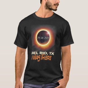 Total Solar Eclipse Del Rio Texas TX T-Shirt