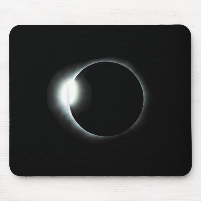 Total Solar Eclipse Halloween Costume Halloween Mouse Pad (Front)