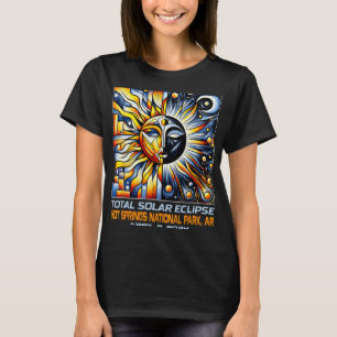 Total Solar Eclipse Hot Springs Ar Arkansas T-Shirt