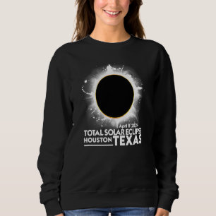 Total Solar Eclipse HOUSTON TEXAS April 8 2024 Tot Sweatshirt