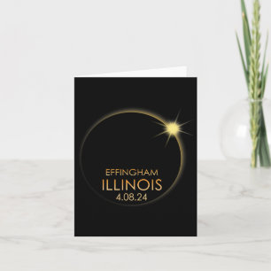 Total Solar Eclipse In Effingham Illinois 2024 Tot Card