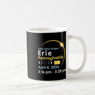 Total Solar Eclipse In Erie Pennsylvania On April Coffee Mug