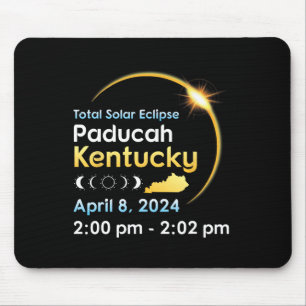 Total Solar Eclipse In Paducah Kentucky On April 0 Mouse Pad