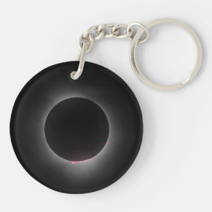 Total Solar Eclipse Key Ring