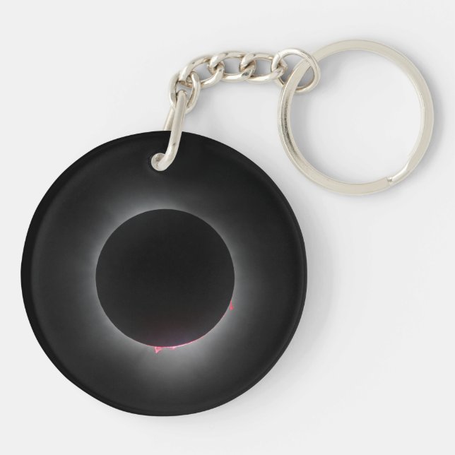 Total Solar Eclipse Key Ring (Back)
