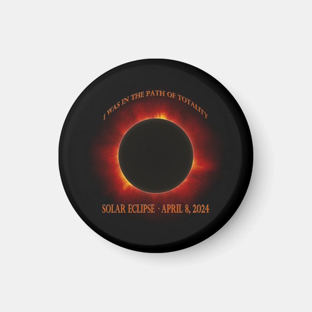 Total Solar Eclipse Magnet (Front)
