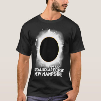 Total Solar Eclipse New Hampshire 2024 American To T-Shirt