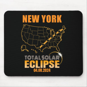 Total Solar Eclipse New York Mouse Pad