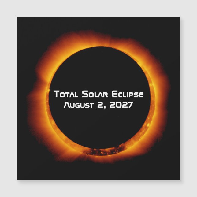 Total Solar Eclipse of the Century 2027 (Front)