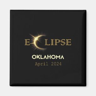 Total Solar Eclipse Oklahoma Totality April 8 2024 Magnet