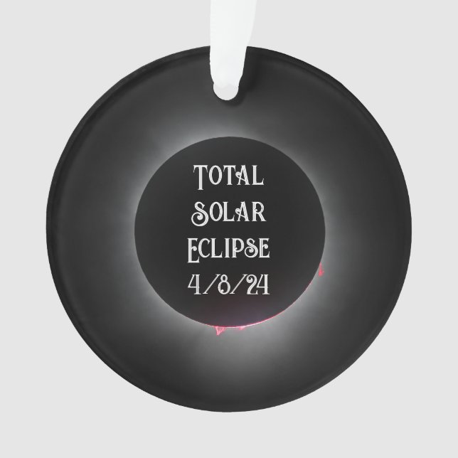 Total Solar Eclipse Ornament (Front)
