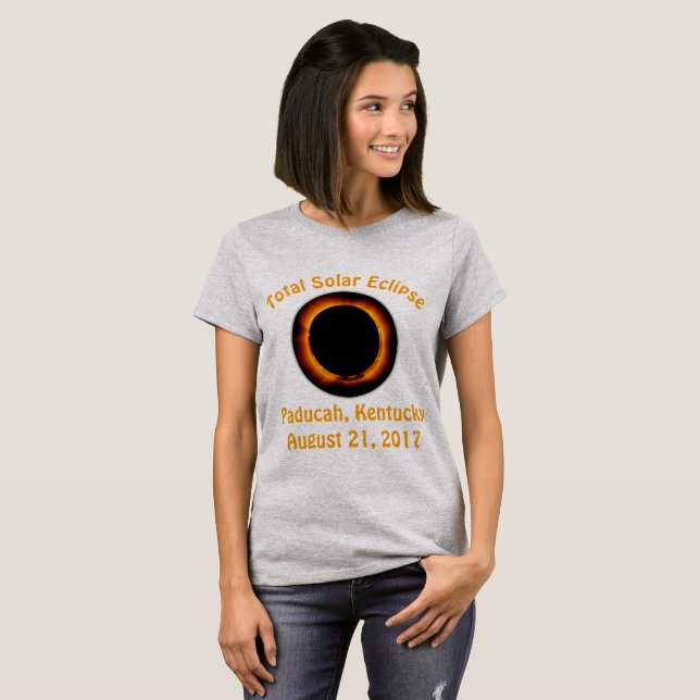 Total Solar Eclipse (  Paducah, Kentucky ) T-Shirt (Front Full)