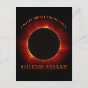 Total Solar Eclipse Personalised  Postcard