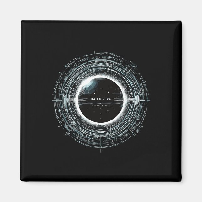 Total Solar Eclipse S April 2024 Totality S Usa 04 Magnet (Front)