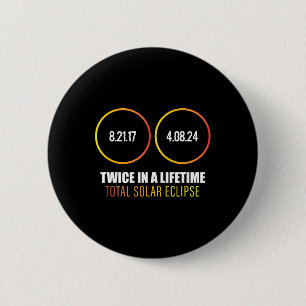 Total Solar Eclipse - Solar Eclipse  6 Cm Round Badge