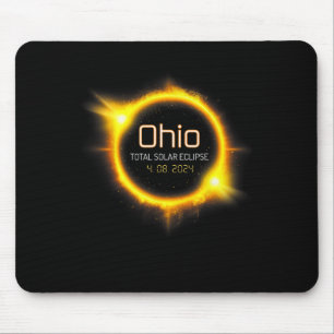 Total Solar Eclipse Spring America April 04.08.24 Mouse Pad