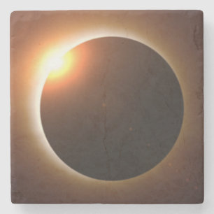 Total Solar Eclipse Stone Coaster