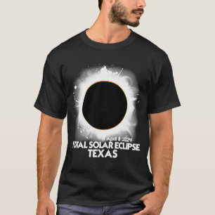 Total Solar Eclipse TEXAS 2024 American Totality 1 T-Shirt