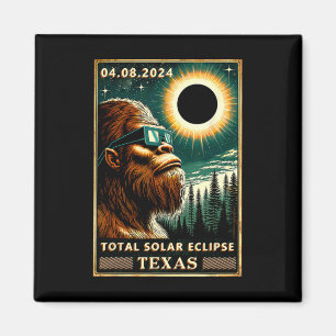 Total Solar Eclipse Texas 2024 Bigfoot Eclipse Gle Magnet