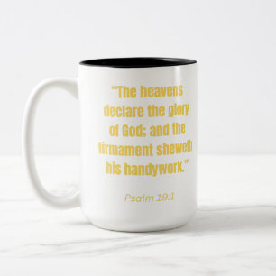 Total Solar Eclipse - The Heavens Declare Two-Tone Coffee Mug