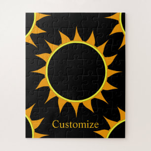 Total Solar Eclipse Thunder_Cove Jigsaw Puzzle