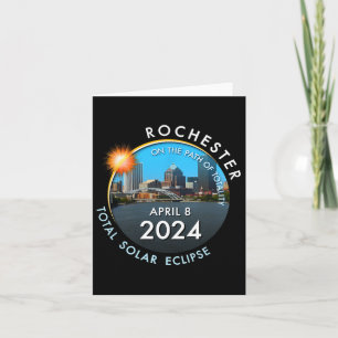 Total Solar Eclipse Totality Rochester New York 26 Card