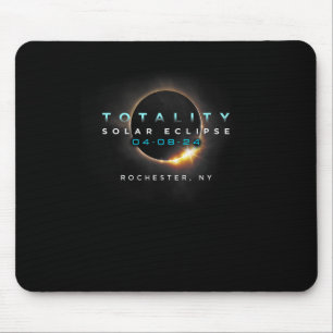 Total Solar Eclipse Totality Rochester New York Mouse Pad
