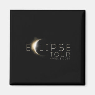 Total Solar Eclipse Tour 2024 Front And Back Magnet