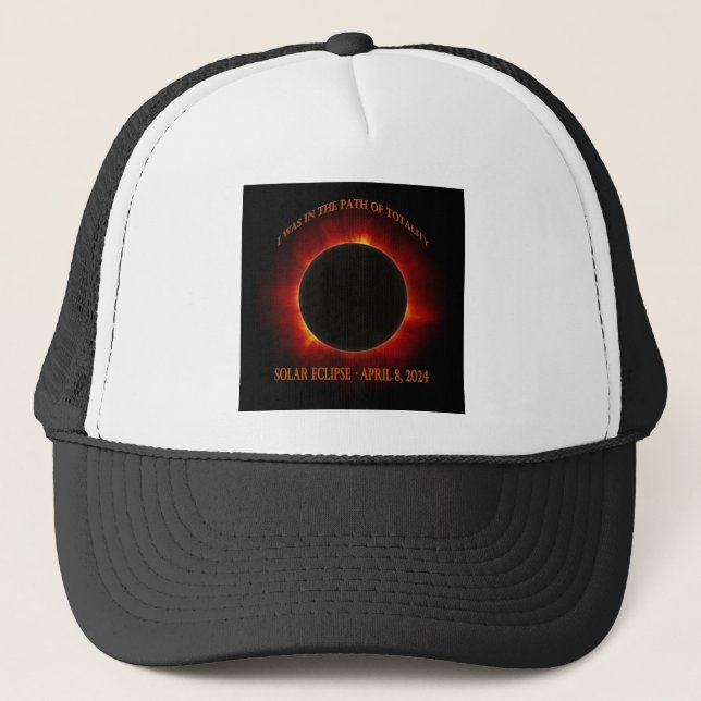 Total Solar Eclipse Trucker Hat (Front)