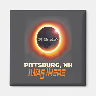 Total Solar Eclipse Ttsburg New Hampshire Nh  Magnet