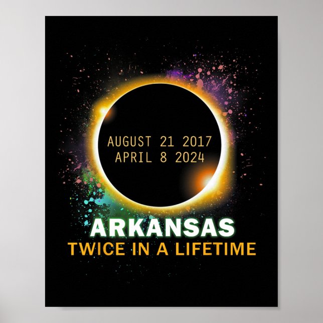 Total Solar Eclipse Twice In A Lifetime 2024  Poster (Front)