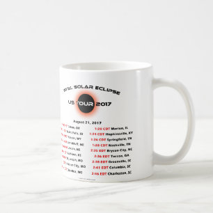 Total Solar Eclipse US Tour 2017 Mug