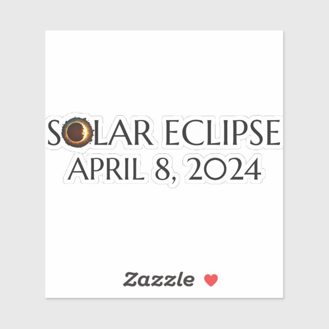 Total Solar Eclipse USA April 8, 2024 (Sheet)