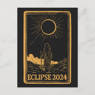 Total Solar Eclipse USA April 8, 2024 Celestial  Postcard