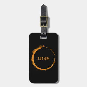 Total Solar Eclipse USA April 8, 2024 Luggage Tag