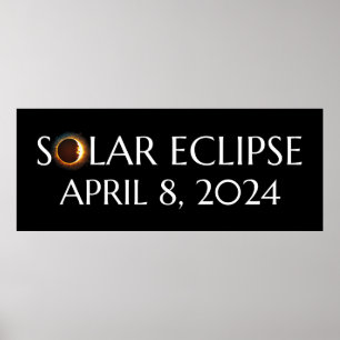 Total Solar Eclipse USA April 8, 2024 Poster