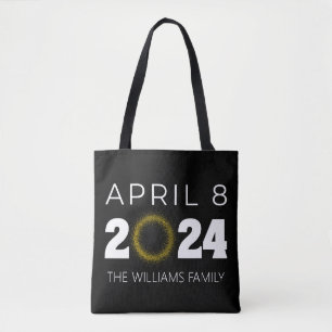 Total Solar Eclipse USA April 8, 2024 Tote Bag