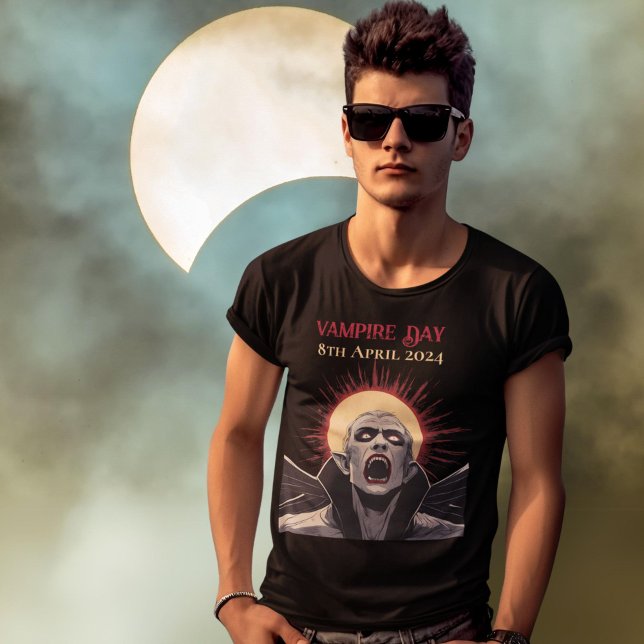 Total Solar Eclipse Vampire Day T-Shirt (Creator Uploaded)